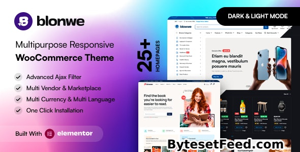 Blonwe v1.0.6 - Multipurpose WooCommerce Theme