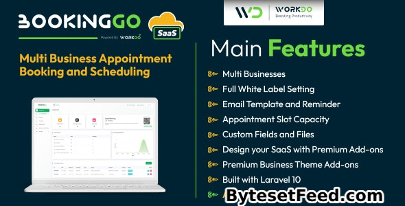 BookingGo SaaS v2.4 - Multi Business Appointment Booking and Scheduling - nulled