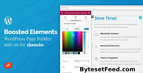 Boosted Elements v6.0 - Builder Add-on for Elementor