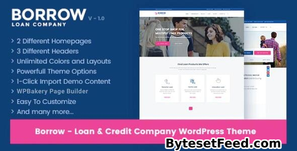 Borrow v1.6.6 - Loan Company Responsive WordPress Theme