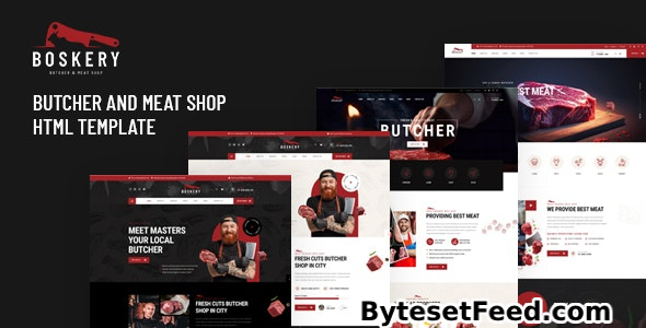 Boskery - Butcher & Meat Shop HTML Template