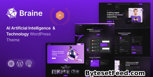 Braine v1.0 - Digital AI WordPress Theme