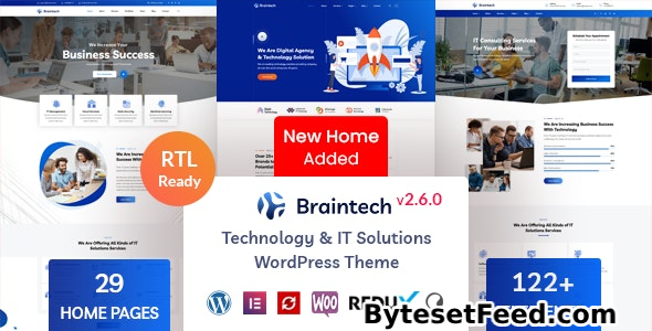 Braintech v2.6.0 - Technology & IT Solutions WordPress Theme