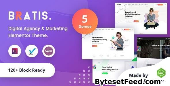 Bratis v3.0.1 - Digital Marketing WordPress Theme + RTL