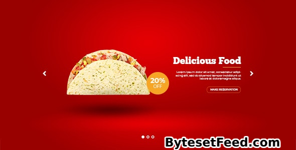 Butazzo - Fast Food and Restaurant Responsive Bootstrap Slider