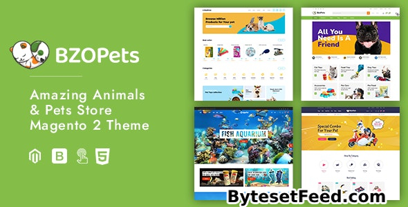 BzoPets v1.0.0 - eCommerce Animals & Pets Store Magento 2 Theme