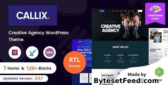 Callix v2.4 - Creative Agency WordPress Theme + RTL