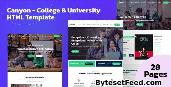 Canyon - College University Education HTML Template