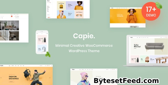 Capie v1.0.39 - Minimal Creative WooCommerce WordPress Theme