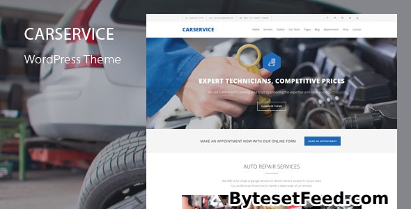 Car Service v7.4 - Mechanic Auto Shop WordPress Theme