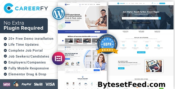 Careerfy v9.4.3 - Job Board WordPress Theme