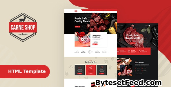 CarneShop - Butcher & Meat Shop HTML template