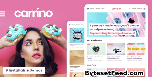 Carrino v1.8.1 - An Exciting Gutenberg Blog Theme