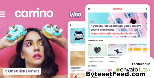 Carrino v1.8.2 - An Exciting Gutenberg Blog Theme