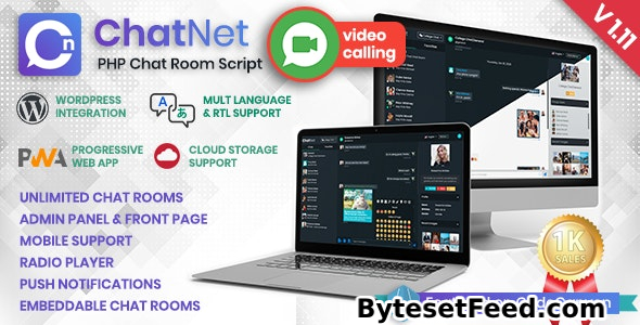 ChatNet v1.11 - PHP Chat Room & Private Chat Script