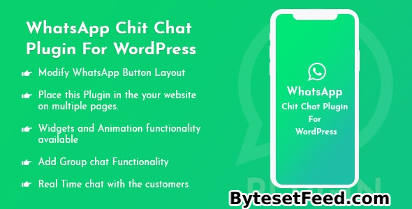 Chit v1.0.2 - WhatsApp Chat WordPress Plugin