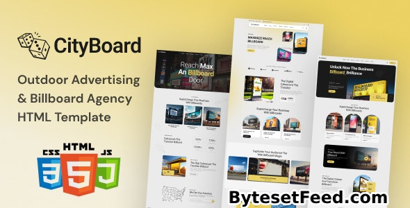 CityBoard - Outdoor Advertising & Billboard Ads Agency HTML Template