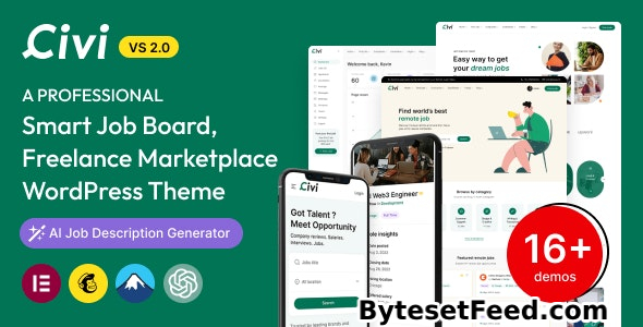 Civi v2.0.8 - Job Board WordPress Theme