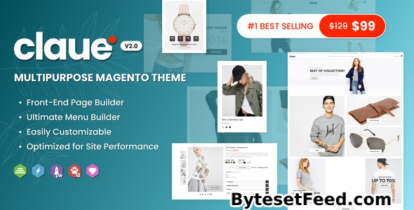 Claue v2.1.18 - Clean and Minimal Magento Theme