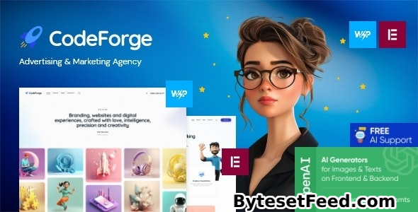 CodeForge v1.1 - IT Company WordPress Theme