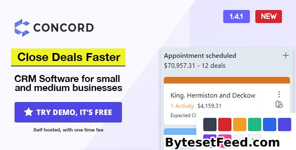 Concord v1.4.1 - Deals Management CRM