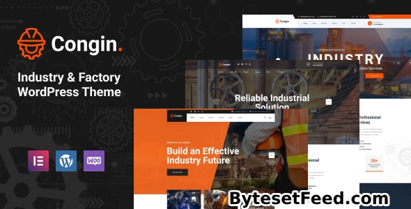 Congin v1.0.9 - Industry & Factory WordPress Theme
