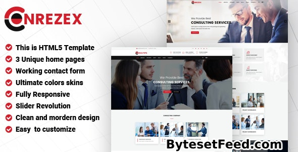 Conrezex - Consultancy HTML Template