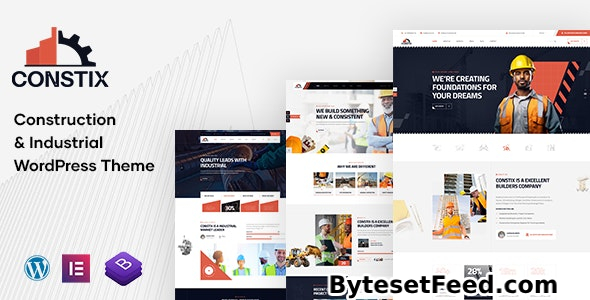 Constix v1.0.2 - Construction Factory & Industrial WordPress Theme