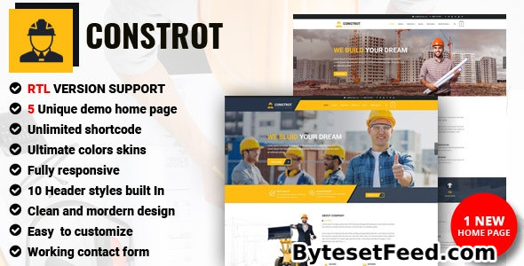 Constrot - Construction HTML Template