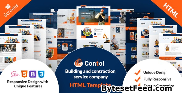 Contol - Construction HTML Template