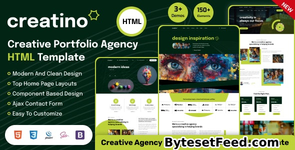 Creatino – Creative Agency & Portfolio HTML Template