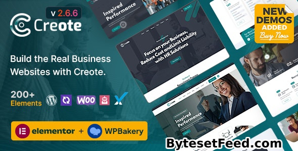 Creote v2.7 - Consulting Business WordPress Theme