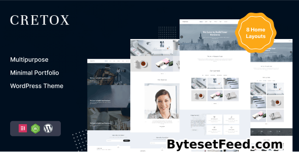 Cretox v3.0.0 - Multipurpose Minimal Portfolio WordPress Theme