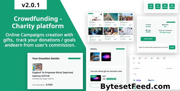 Crowdfunding v2.0.1 - Fund raising platform / Charity / Donation