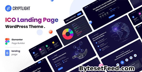 Cryptlight v1.1.5 - ICO NFT AI Landing Page WordPress Theme