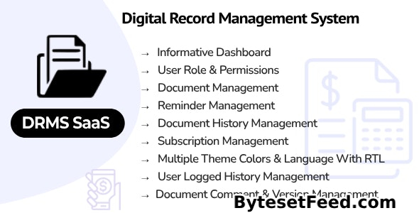 DRMS SaaS v1.5 - Digital Record Management System