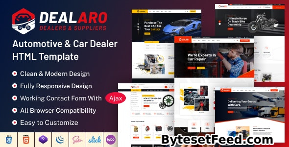 Dealaro - Automotive & Car Dealer HTML Template