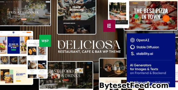 Deliciosa v1.4 - Restaurant, Cafe & Bar WordPress Theme