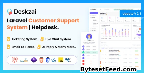 Deskzai v2.1 - Customer Support System - Helpdesk - Support Ticket - nulled