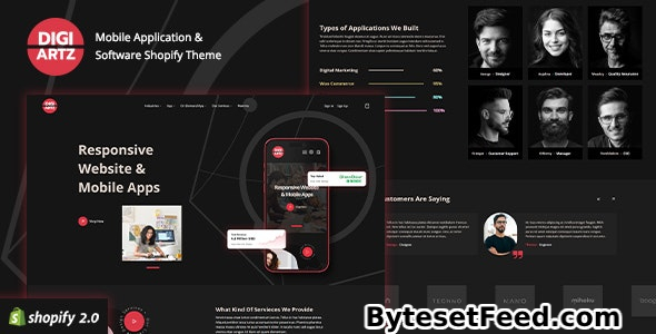 Digiartz v1.0 - Software & App Store Shopify Theme