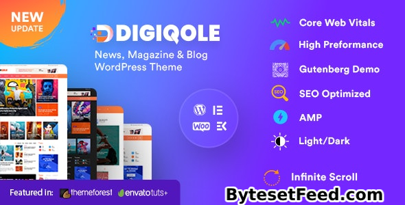 Digiqole v2.2.1 - News Magazine WordPress Theme