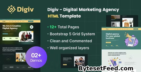 Digiv - Digital Marketing Agency HTML Template