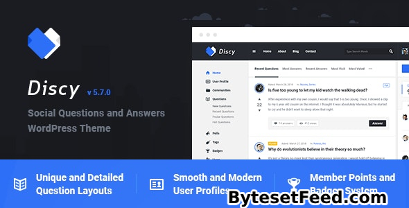 Discy v5.7.0 - Social Questions and Answers WordPress Theme