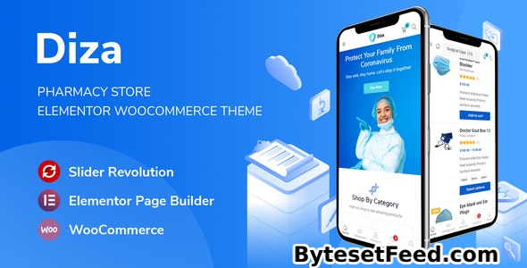 Diza v1.2.12 - Pharmacy Store Elementor WooCommerce Theme