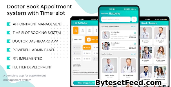 Doctor Finder v10.0 - Appointment Booking With Time-slot app