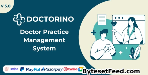Doctorino v5.2.0 - Doctor Practice Management System Laravel