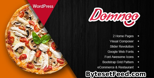 Domnoo v1.38 - Pizza & Restaurant WordPress Theme