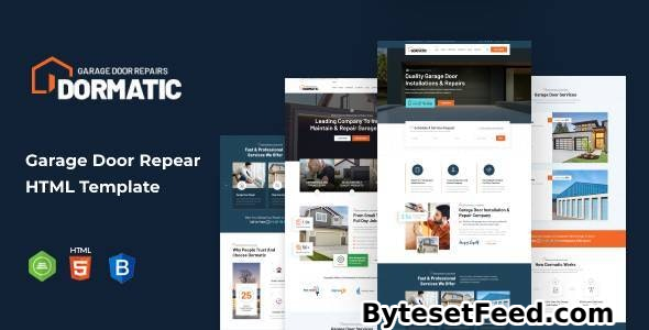 Dormatic – Garage Door Repair HTML Template