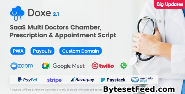 Doxe v2.1 - SaaS Doctors Chamber, Prescription & Appointment Software - nulled