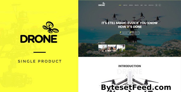 Drone v1.39 - Single Product WordPress Theme